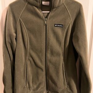 Columbia Olive Green Fleece Jacket